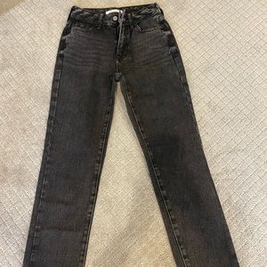 pacsun black mom jeans